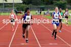 Girls under-13s 200 metres, 2023 Northern Under-13s, Under-15s and Under-17s, Middlesbrough.  Photo: David T. Hewitson/Sports for All Pics